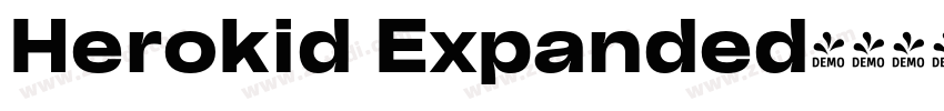 Herokid Expanded字体转换